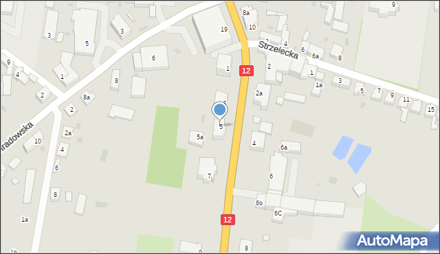 Wschowa, Króla Kazimierza Wielkiego, 5, mapa Wschowa