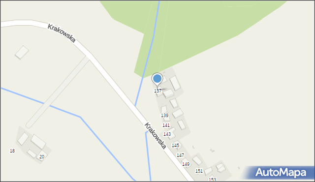 Wysiołek Luborzycki, Krakowska, 137, mapa Wysiołek Luborzycki