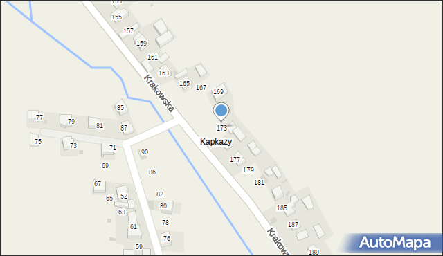 Wysiołek Luborzycki, Krakowska, 173, mapa Wysiołek Luborzycki