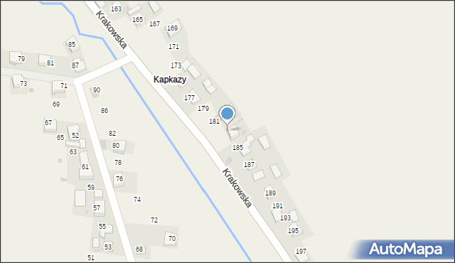 Wysiołek Luborzycki, Krakowska, 183, mapa Wysiołek Luborzycki