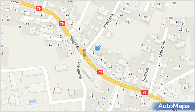 Zabierzów, Krakowska, 5, mapa Zabierzów