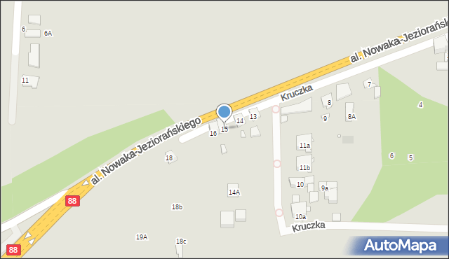 Zabrze, Kruczka Marcelego, 15, mapa Zabrza