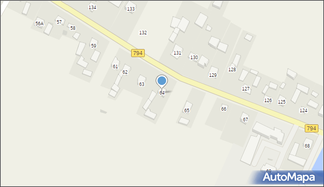 Zadroże, Krakowska, 102, mapa Zadroże