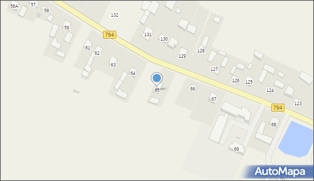 Zadroże, Krakowska, 104, mapa Zadroże