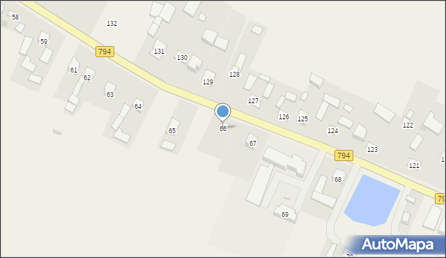 Zadroże, Krakowska, 106, mapa Zadroże