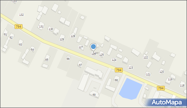 Zadroże, Krakowska, 123, mapa Zadroże