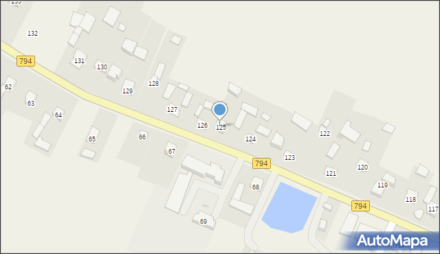 Zadroże, Krakowska, 125, mapa Zadroże