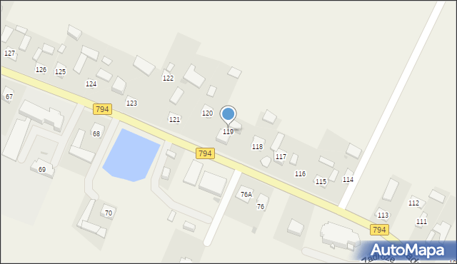 Zadroże, Krakowska, 139, mapa Zadroże