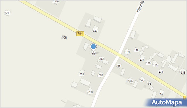 Zadroże, Krakowska, 80, mapa Zadroże