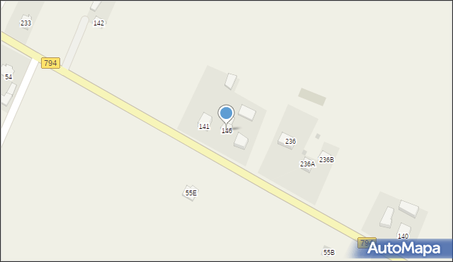 Zadroże, Krakowska, 85, mapa Zadroże