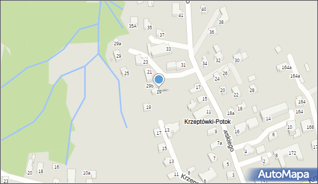 Zakopane, Krzeptowskiego Józefa, przewodnika, 19, mapa Zakopanego