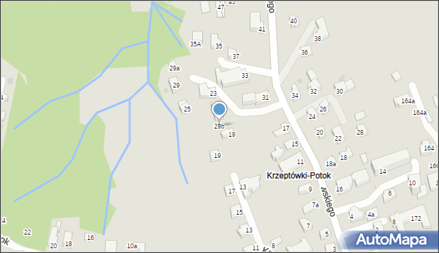 Zakopane, Krzeptowskiego Józefa, przewodnika, 29b, mapa Zakopanego
