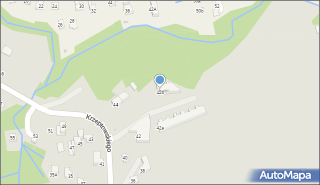Zakopane, Krzeptowskiego Józefa, przewodnika, 42b, mapa Zakopanego