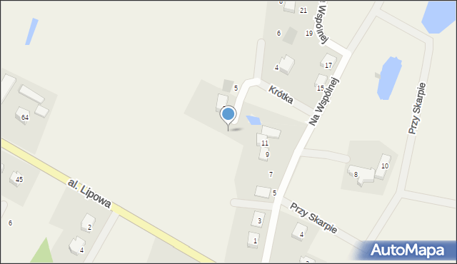 Załęże, Krótka, 9, mapa Załęże