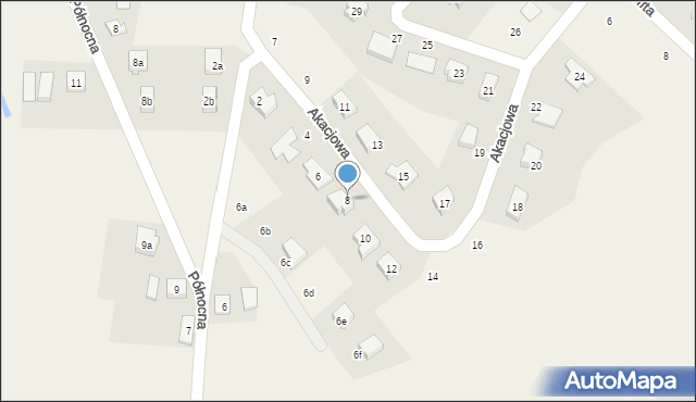 Zblewo, Kreffta, ks., 8, mapa Zblewo