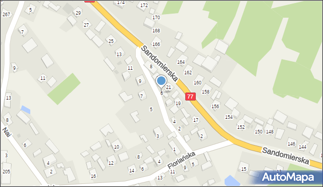 Zbydniów, Krótka, 6, mapa Zbydniów