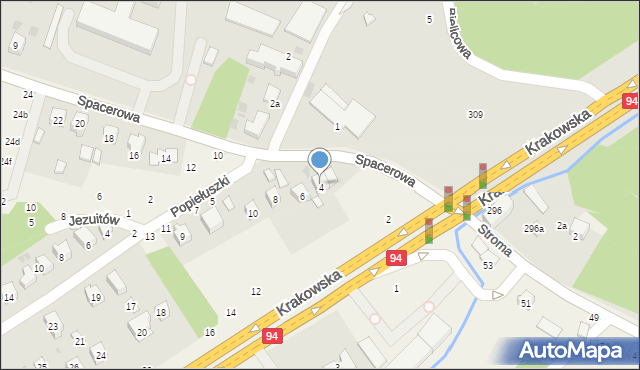 Zbylitowska Góra, Krakowska, 4, mapa Zbylitowska Góra