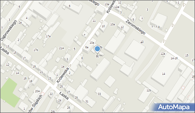 Zduńska Wola, Królewska, 6c, mapa Zduńska Wola