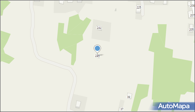 Zelczyna, Krakowska, 245, mapa Zelczyna