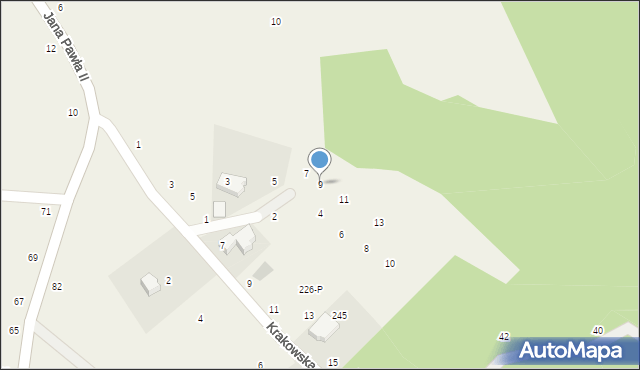 Zelków, Krzemionka, 9, mapa Zelków