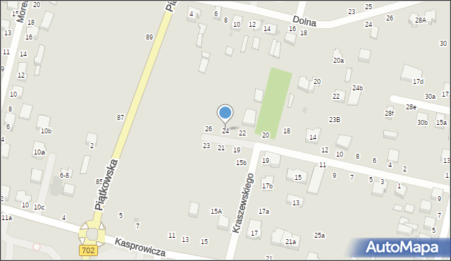 Zgierz, Kraszewskiego Józefa Ignacego, 24, mapa Zgierz