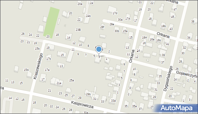 Zgierz, Kraszewskiego Józefa Ignacego, 3, mapa Zgierz