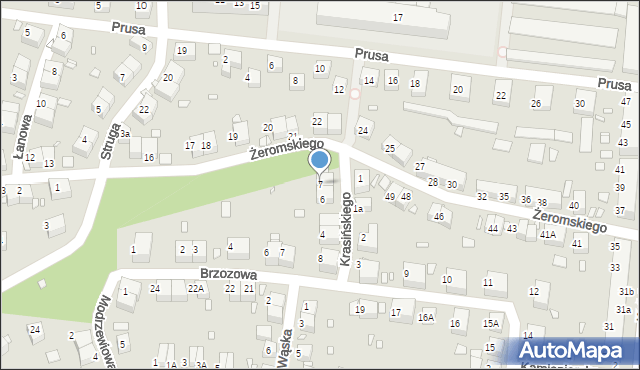 Zgorzelec, Krasińskiego Zygmunta, 7, mapa Zgorzelec