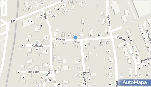 Zgorzelec, Krótka, 4, mapa Zgorzelec
