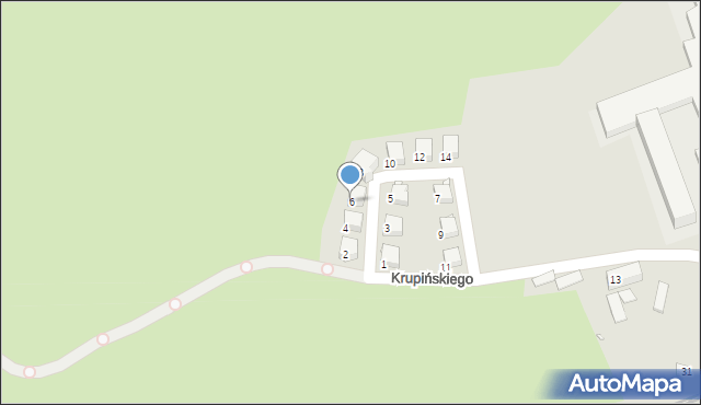 Zgorzelec, Krupińskiego Bolesława, 6, mapa Zgorzelec