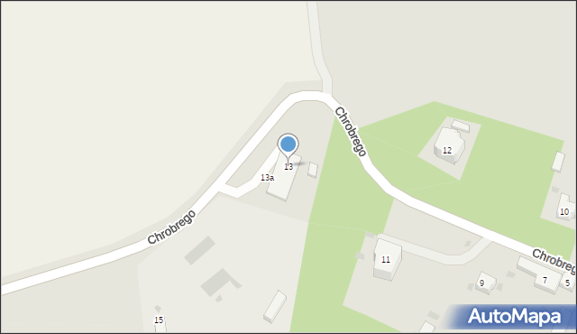 Ziębice, Króla Bolesława Chrobrego, 13, mapa Ziębice