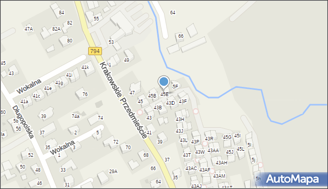 Zielonki, Krakowskie Przedmieście, 45E, mapa Zielonki