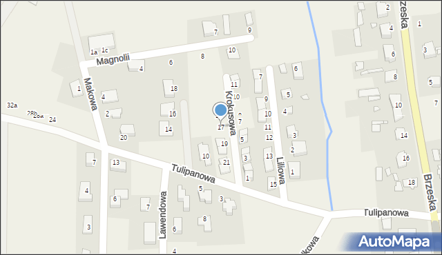 Żłobizna, Krokusowa, 17, mapa Żłobizna