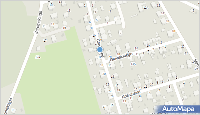 Złocieniec, Króla Bolesława Chrobrego, 16, mapa Złocieniec