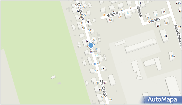 Złocieniec, Króla Bolesława Chrobrego, 46, mapa Złocieniec