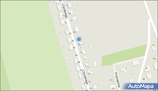 Złocieniec, Króla Bolesława Chrobrego, 73, mapa Złocieniec