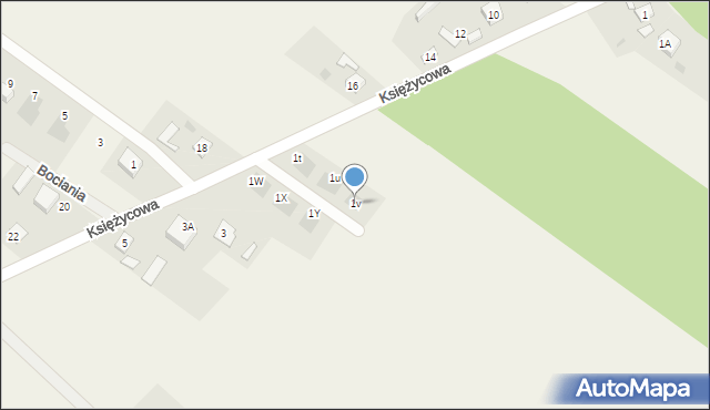 Aleksandria Druga, Księżycowa, 1v, mapa Aleksandria Druga