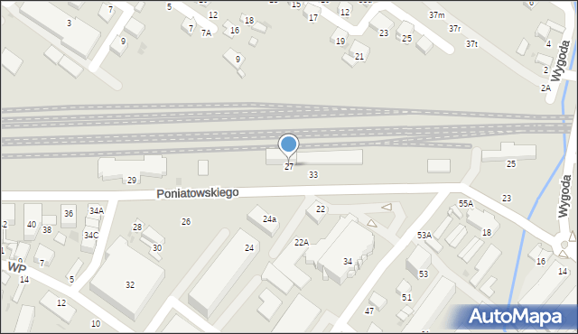 Bochnia, Księcia Józefa Poniatowskiego, 27, mapa Bochni