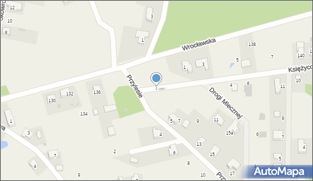 Chrząstawa Wielka, Księżycowa, 2, mapa Chrząstawa Wielka