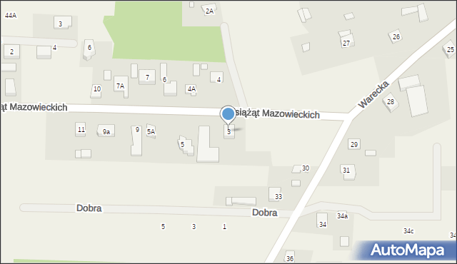 Czersk, Książąt Mazowieckich, 3, mapa Czersk