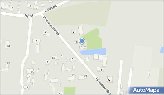 Dobre, Księcia Józefa Poniatowskiego, 2, mapa Dobre