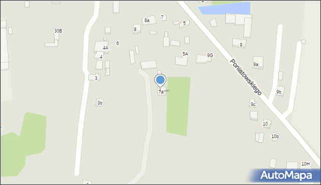 Dobre, Księcia Józefa Poniatowskiego, 7a, mapa Dobre
