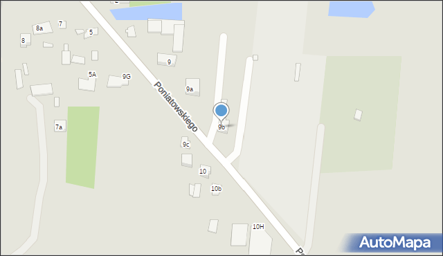 Dobre, Księcia Józefa Poniatowskiego, 9b, mapa Dobre