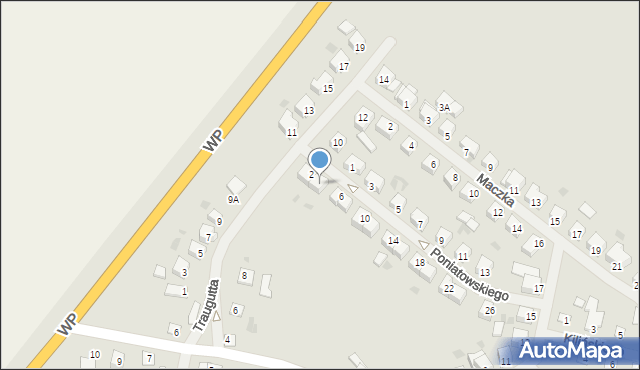 Dobre Miasto, Księcia Józefa Poniatowskiego, 4, mapa Dobre Miasto