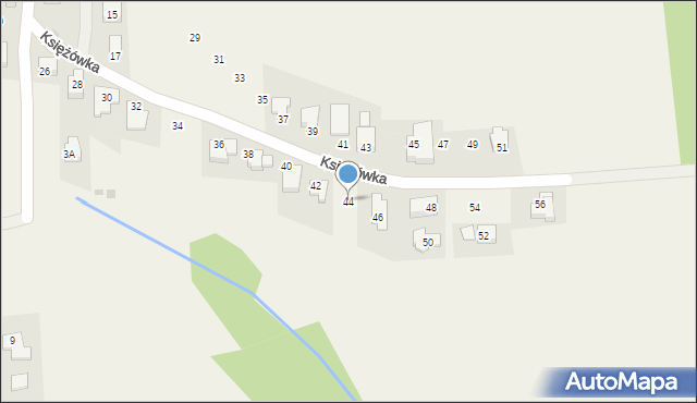 Gaj, Księżówka, 44, mapa Gaj