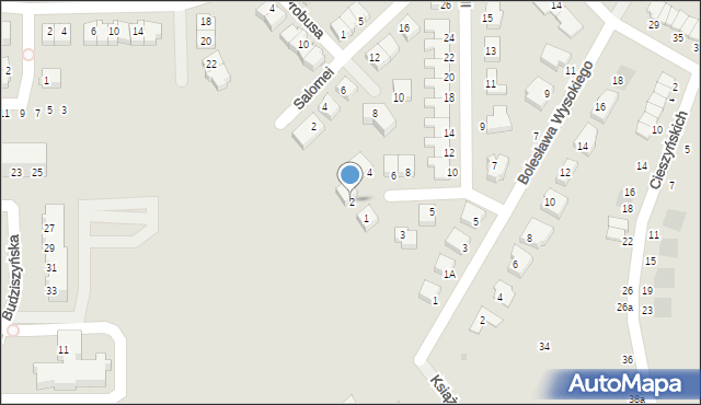 Głogów, Księcia Jana II, 2, mapa Głogów