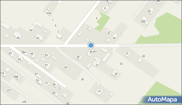 Górki, Księcia Józefa Poniatowskiego, 27, mapa Górki