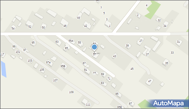 Górki, Księcia Józefa Poniatowskiego, 57, mapa Górki