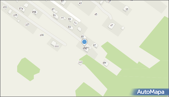 Górki, Księcia Józefa Poniatowskiego, 95E, mapa Górki