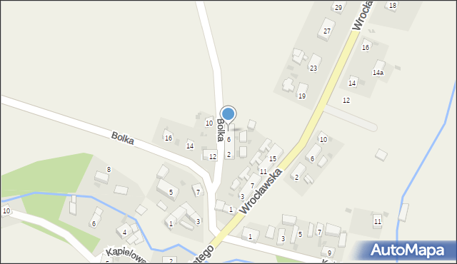 Henryków, Księcia Bolka, 8, mapa Henryków