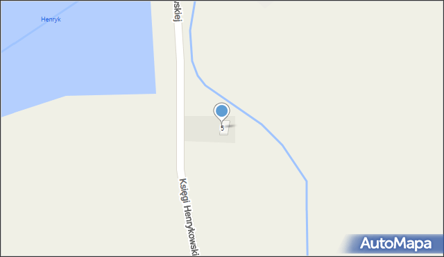 Henryków, Księgi Henrykowskiej, 5, mapa Henryków